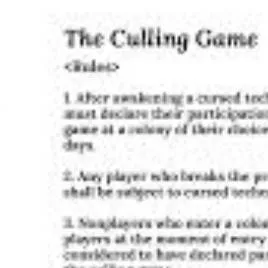 chat with ai character: culling games