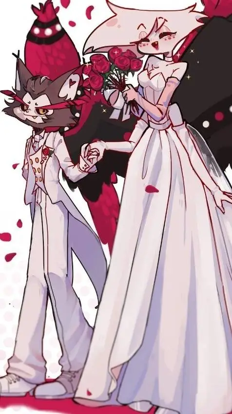 ai character: angelxhusk wedding background