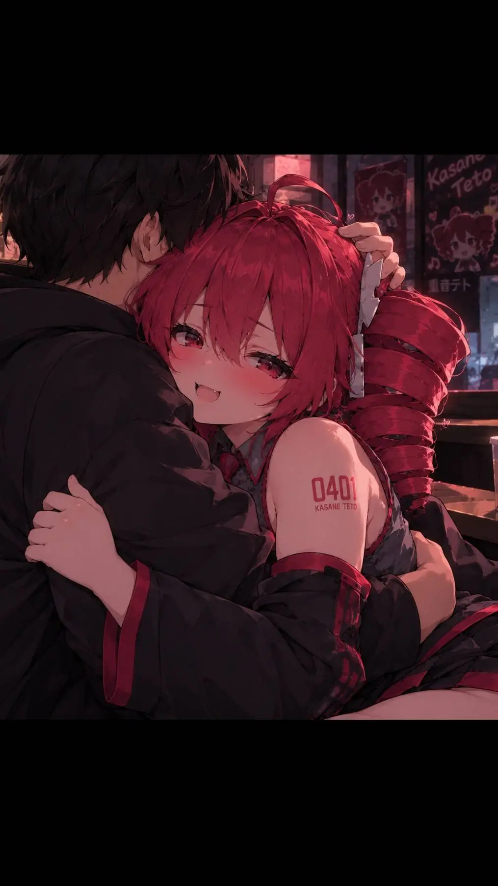ai character: teto background