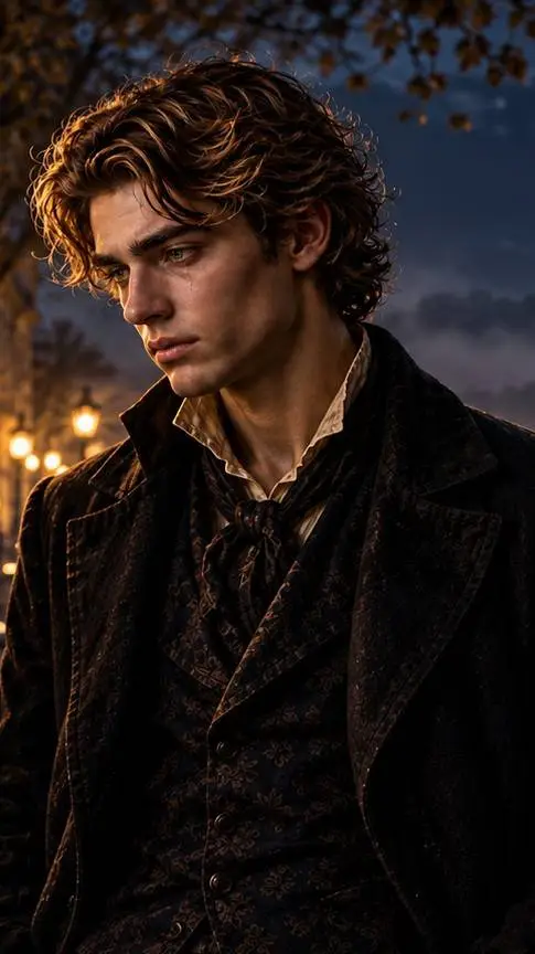 ai character: Isaac Devin  background