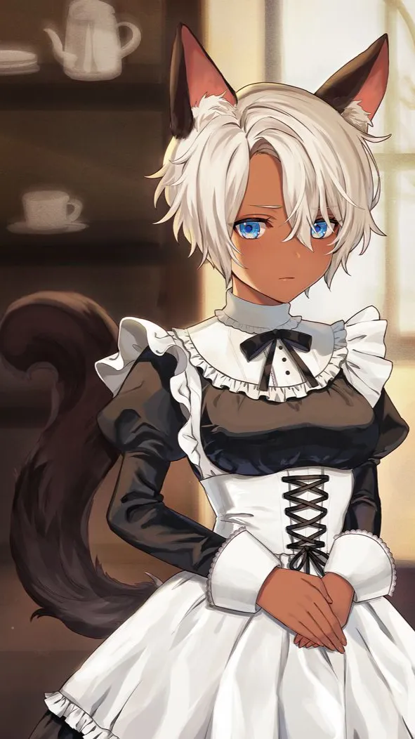 ai character: Neko Maid Felina background