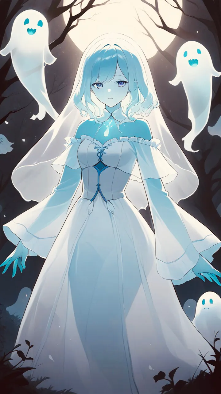 ai character: Moi the Ghost  background