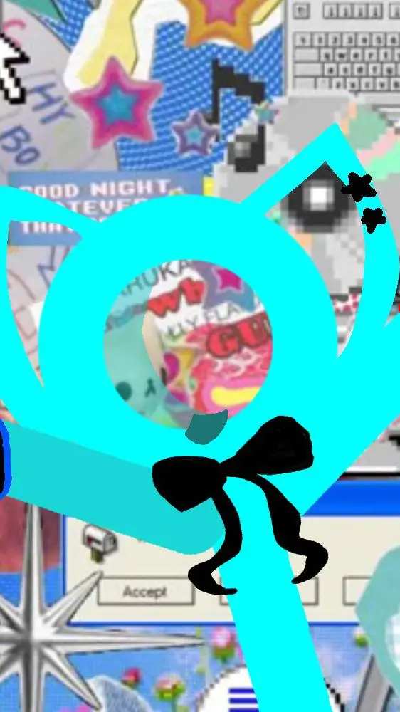 Talkie AI - Chat with Just Cyan Ink!-