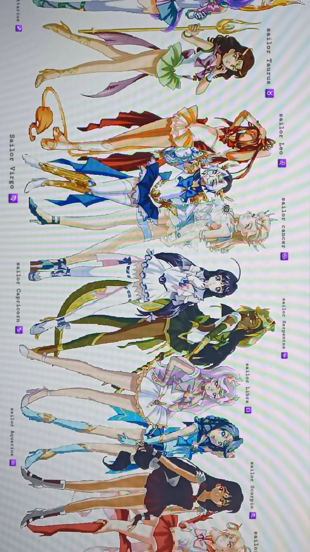ai character: sailor Starlights background