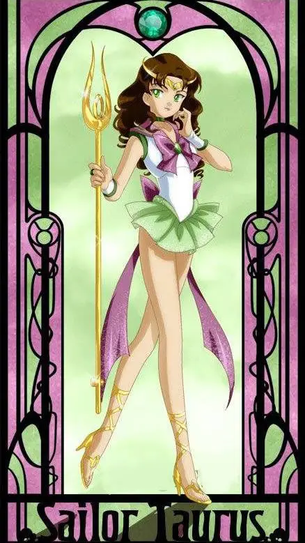 ai character: Sailor Taurus ♉️  background
