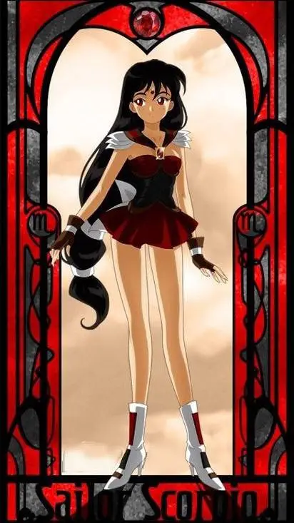 ai character: Sailor Scorpio ♏️  background