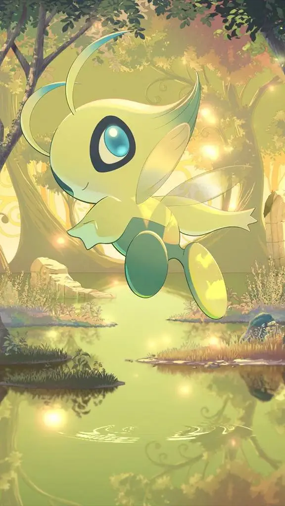 ai character: Celebi background