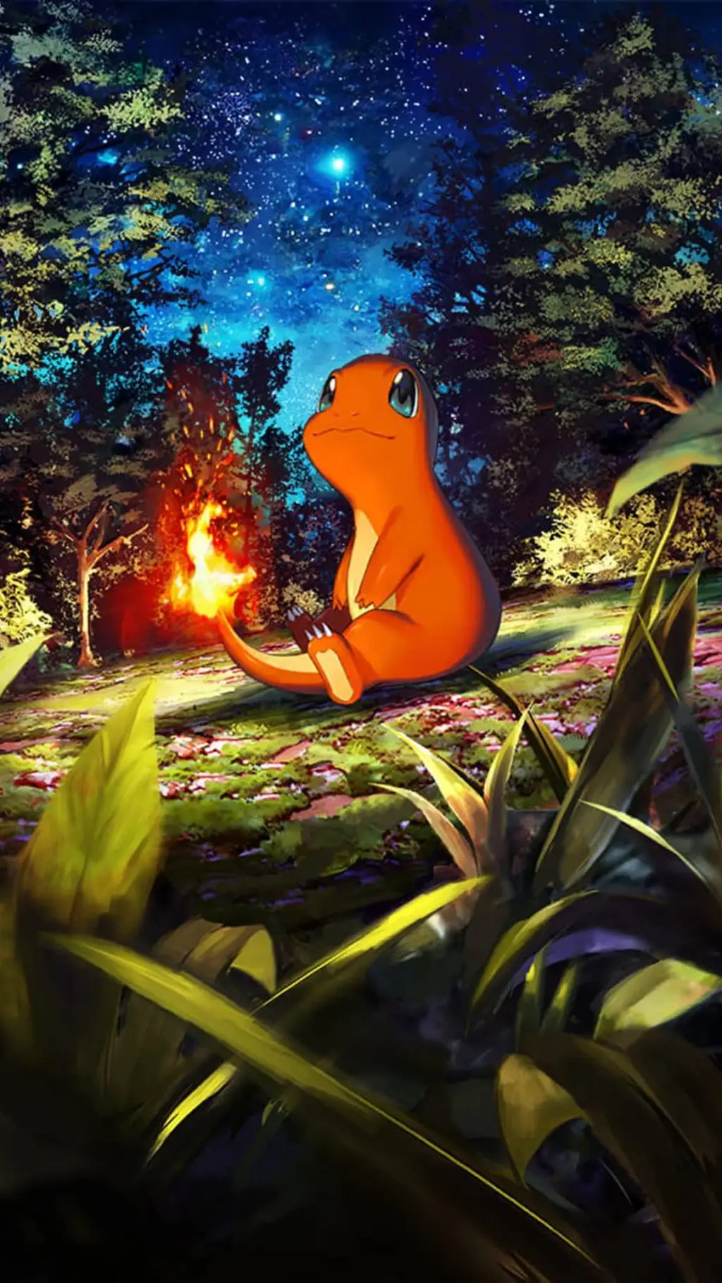 ai character: Charmander🔥 background