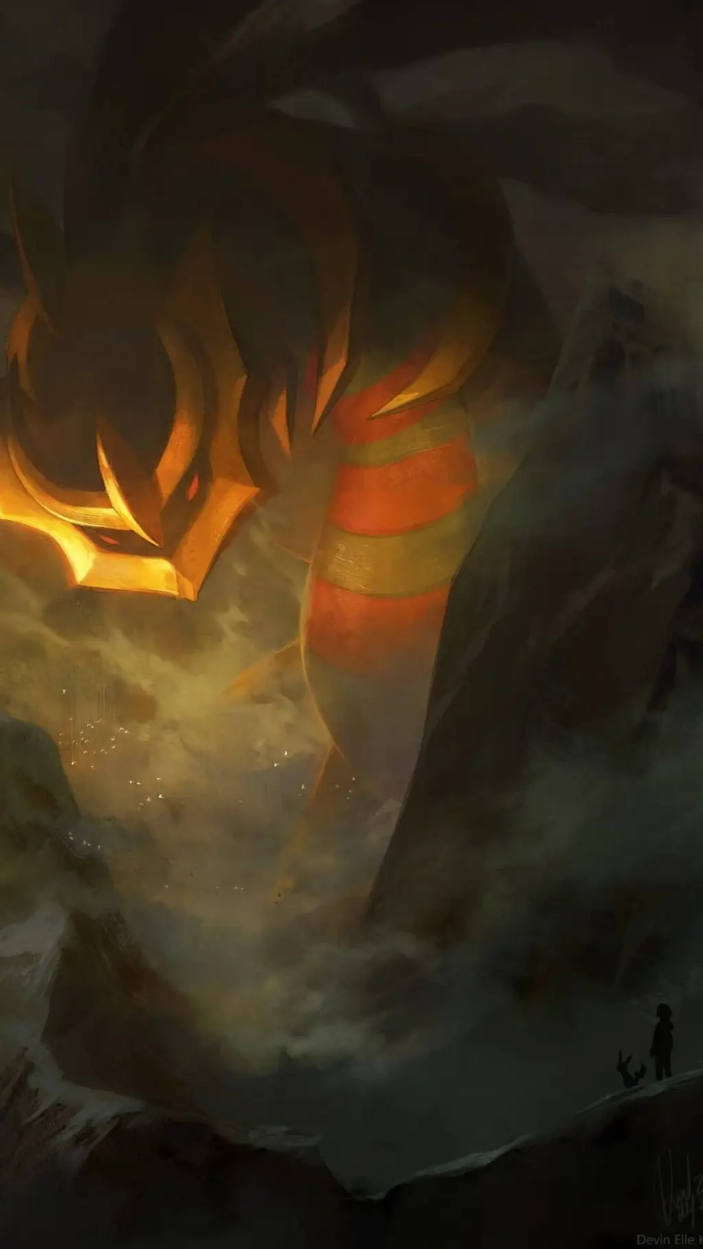 ai character: Giratina background