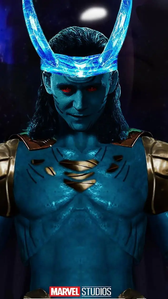 ai character: Frost giant Loki🧊 background