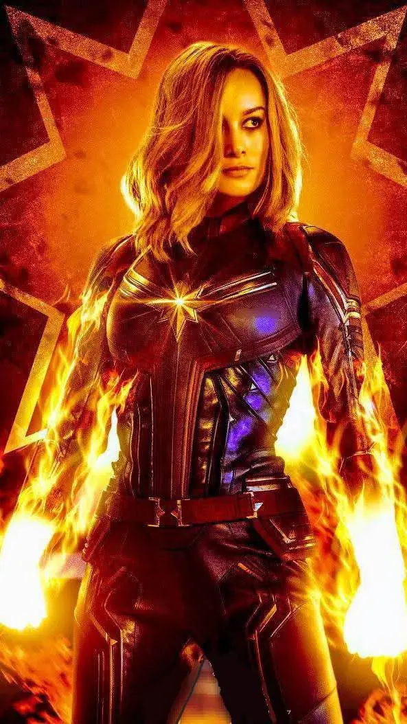 ai character: Captain Marvel🌟 background
