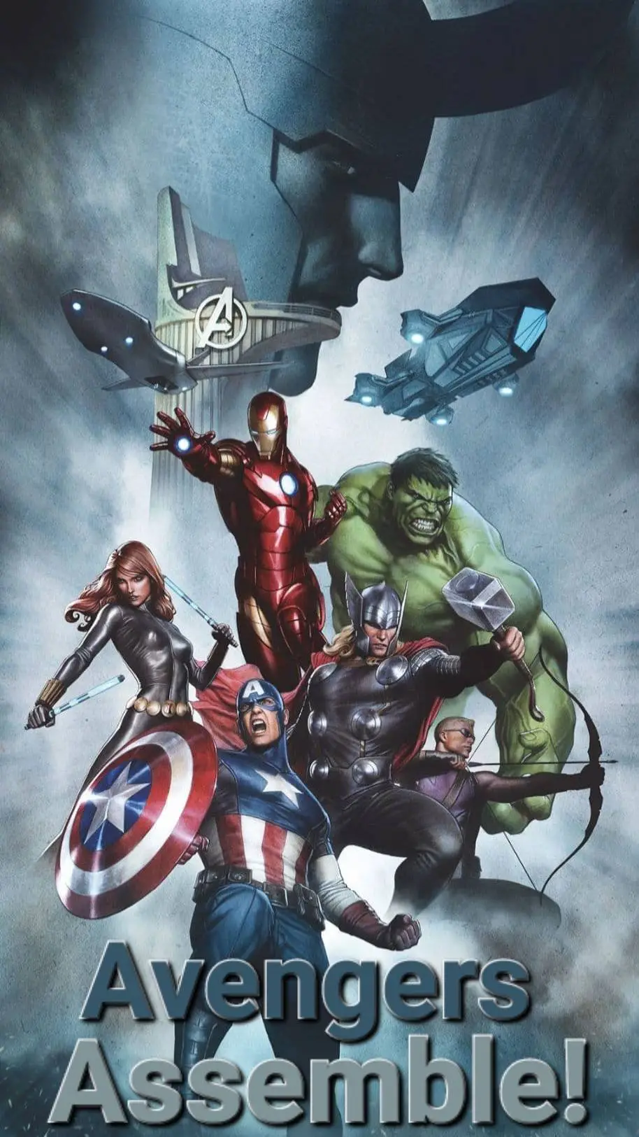 ai character: Avengers Assemble! background