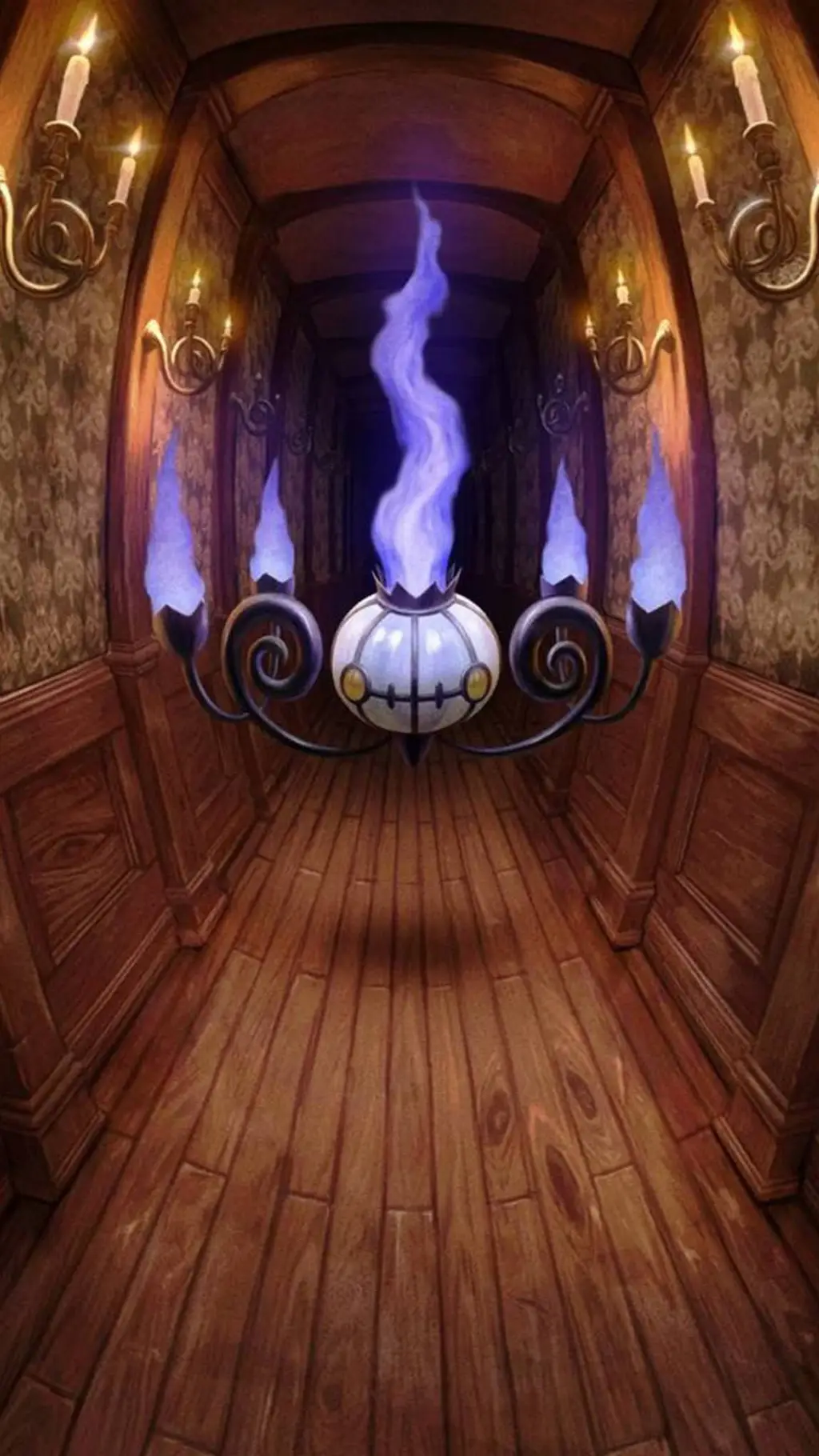 ai character: Chandelure👻🔥 background