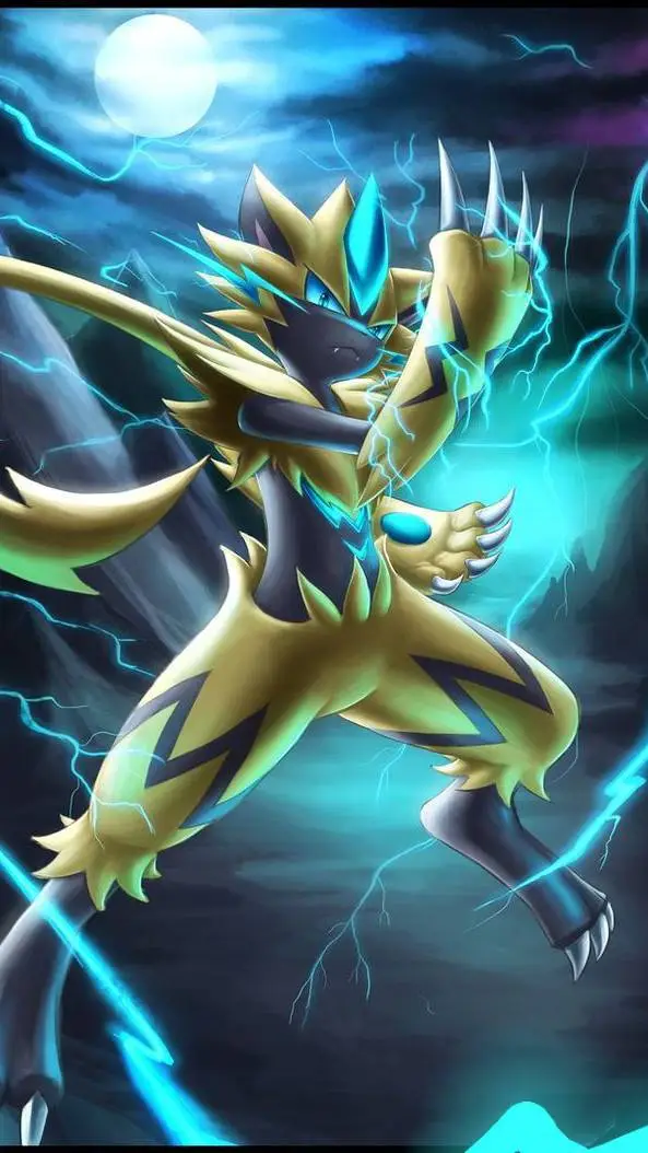 ai character: Zeraora⚡️ background