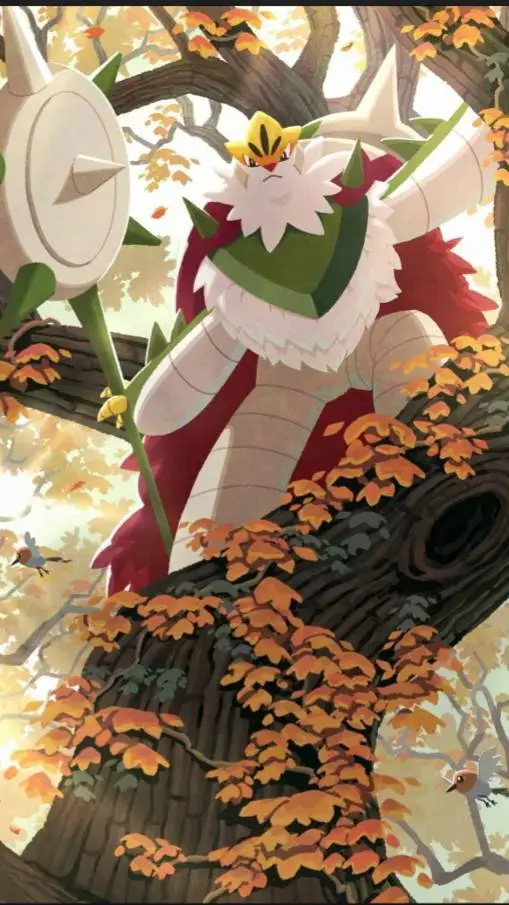 ai character: Mega Chesnaught🍃 background