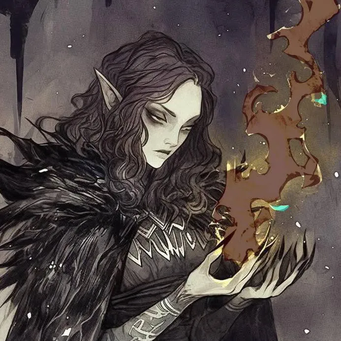 chat with ai character: Dark Elf Taikasha