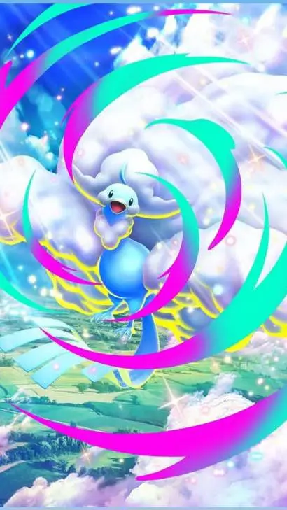 ai character: Mega Altaria🐉🧚‍♀️ background