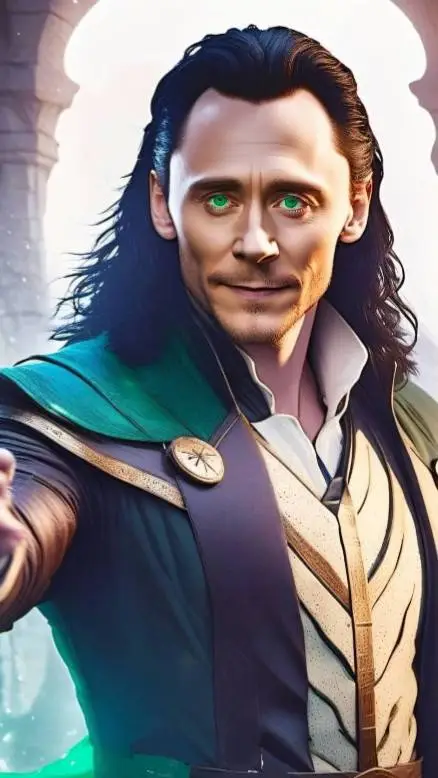 ai character: Loki Odinson 💚  background