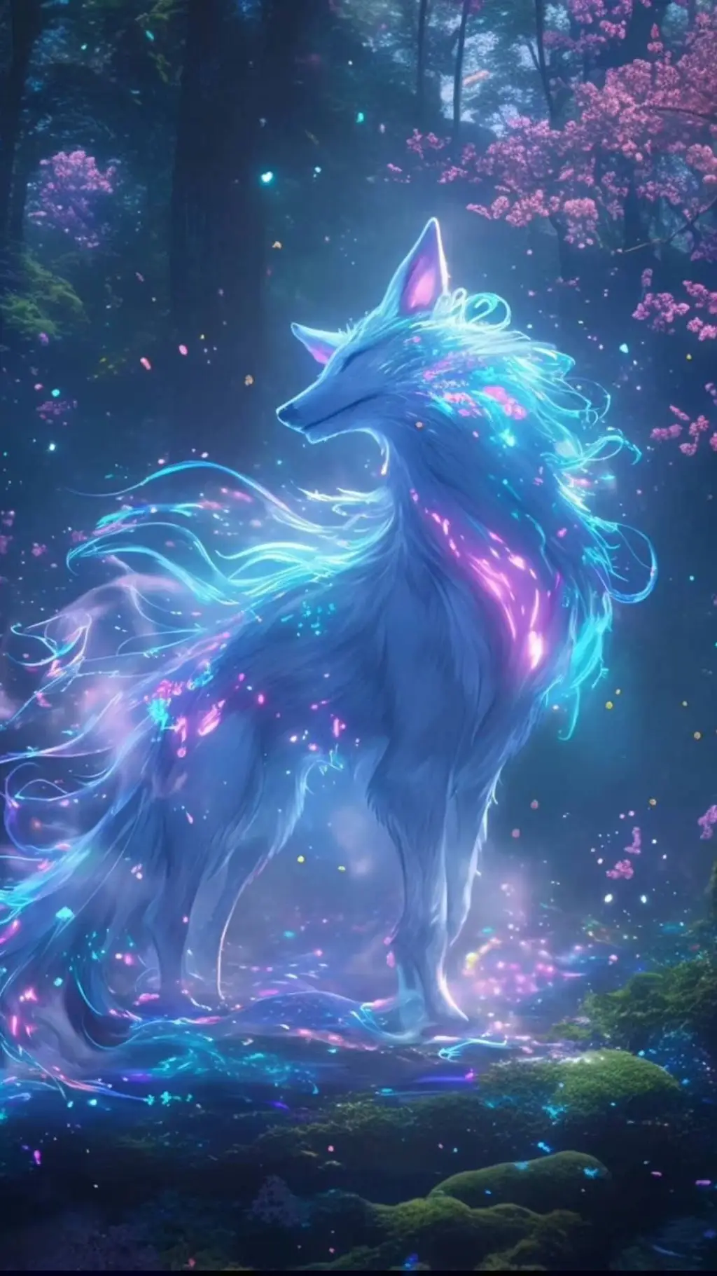 ai character: CelestialFoxSpirit background