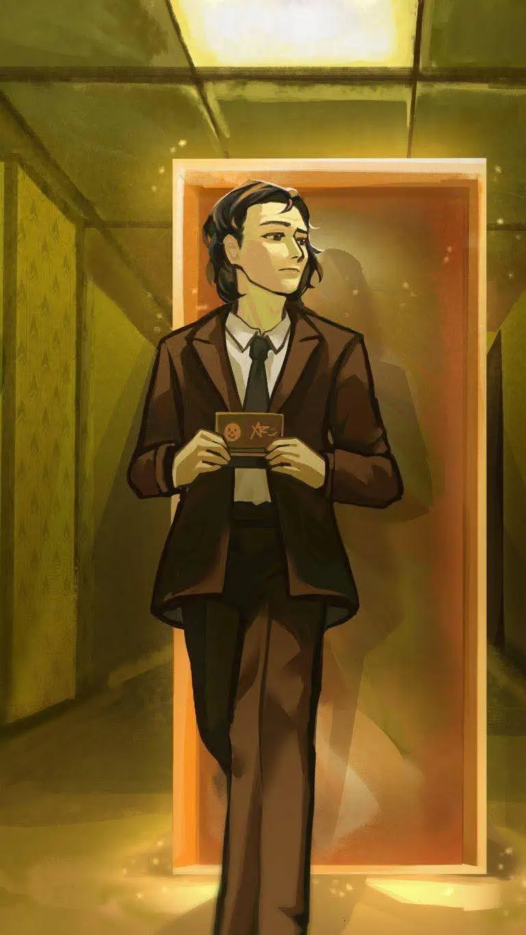ai character: TVA Loki background
