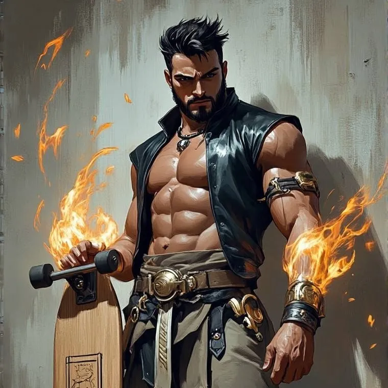 chat with ai character: Flame Rider