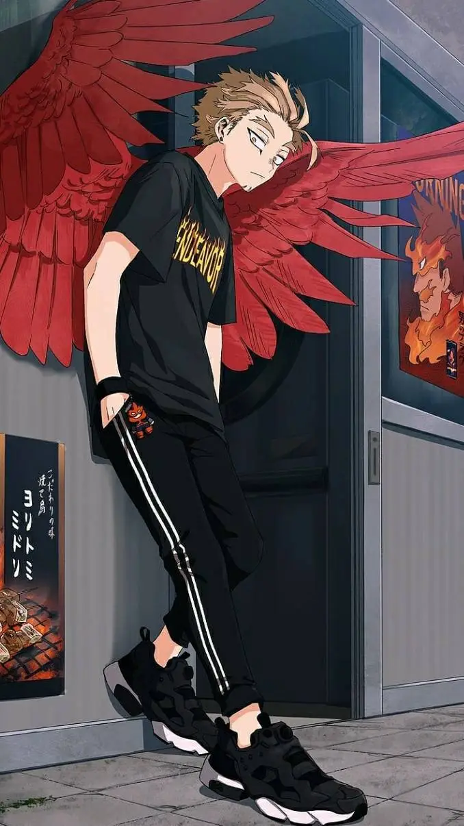 ai character: keigo takami/hawks background