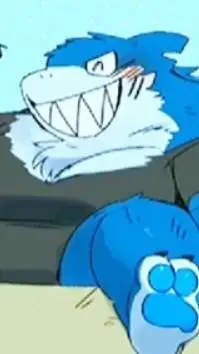 ai character: sharkie  background