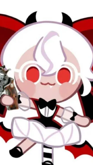 ai character: Candy apple cookie background