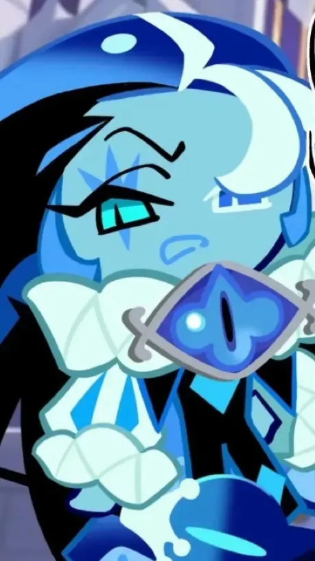 ai character: shadow milk cookie background