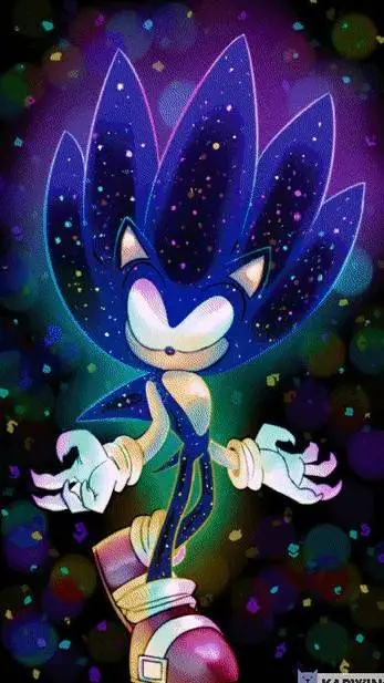 ai character: Galaxy Sonic background