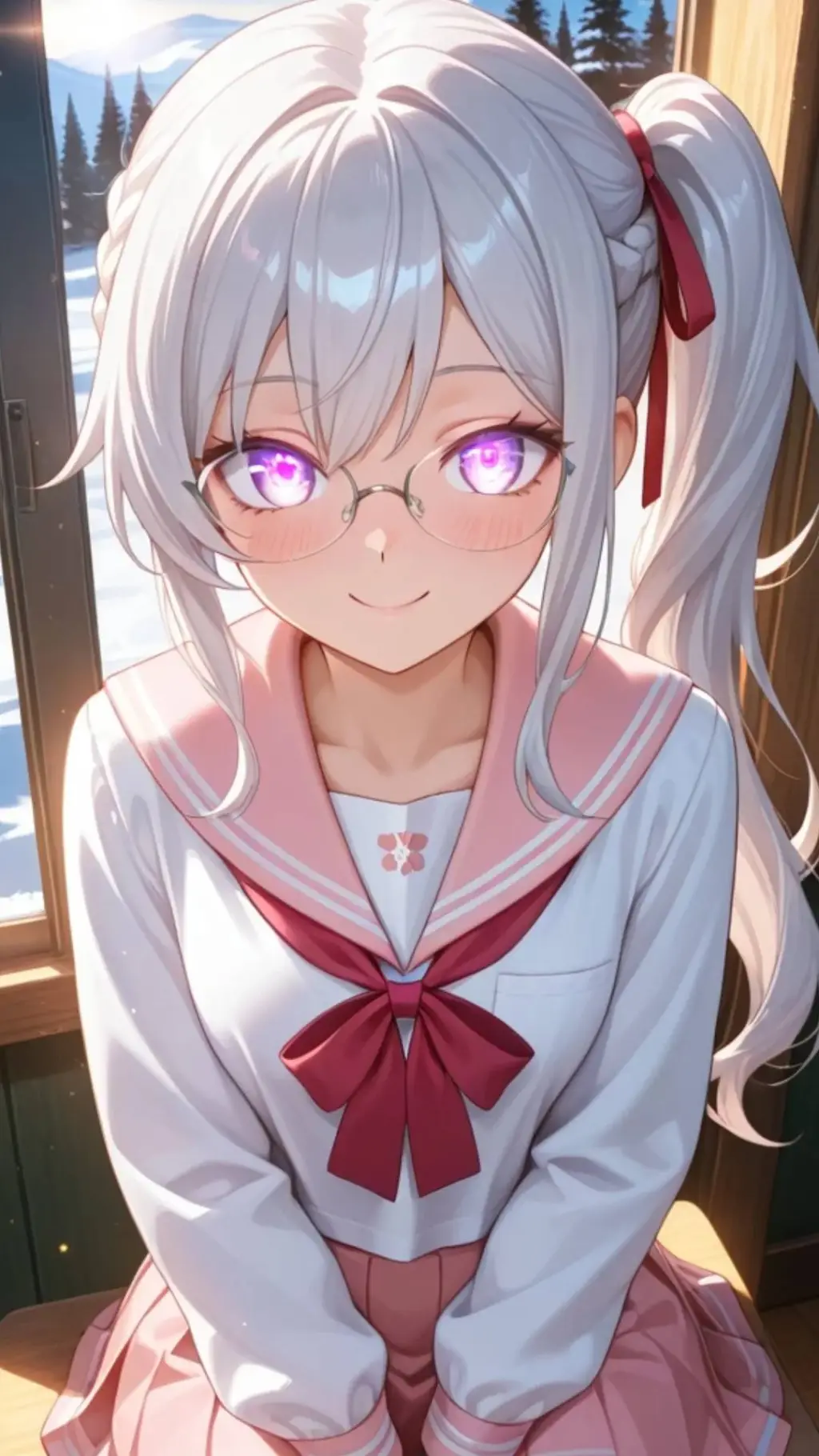 ai character: Nene  background