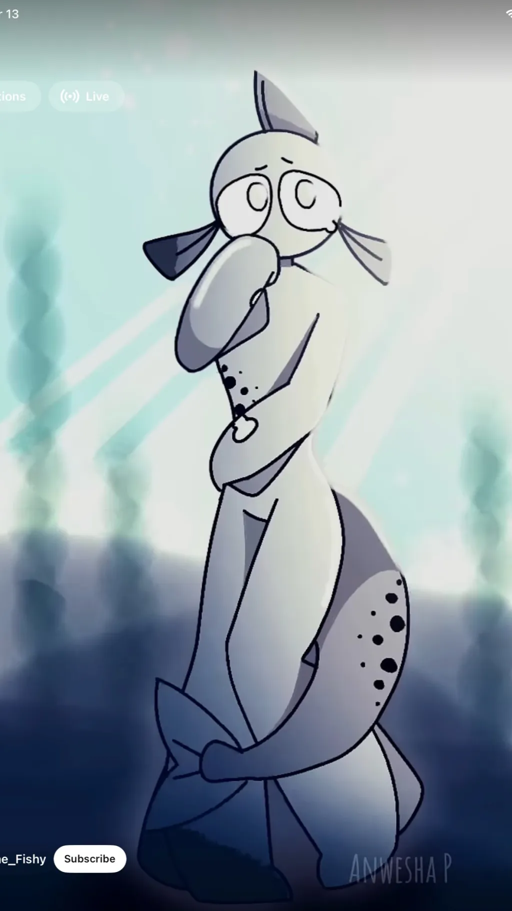 ai character: Silver  background