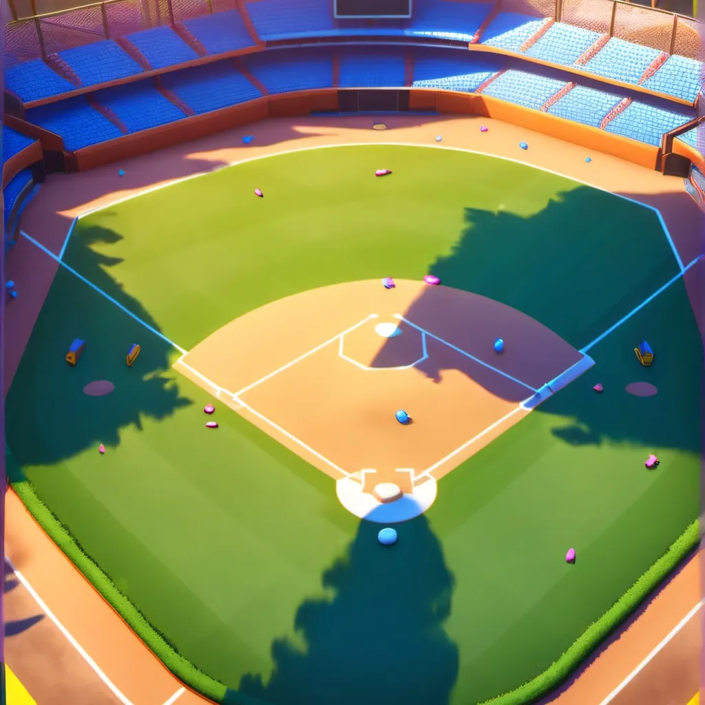 chat with ai character: softball game