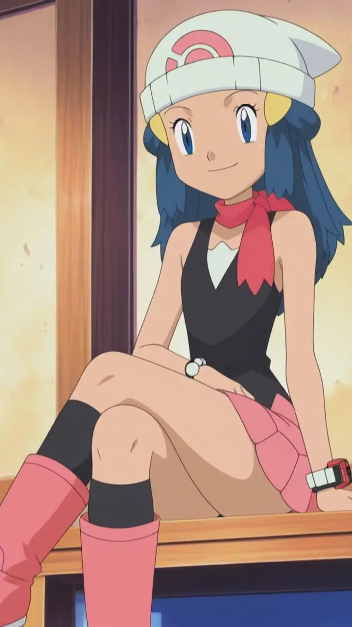 ai character: Dawn background