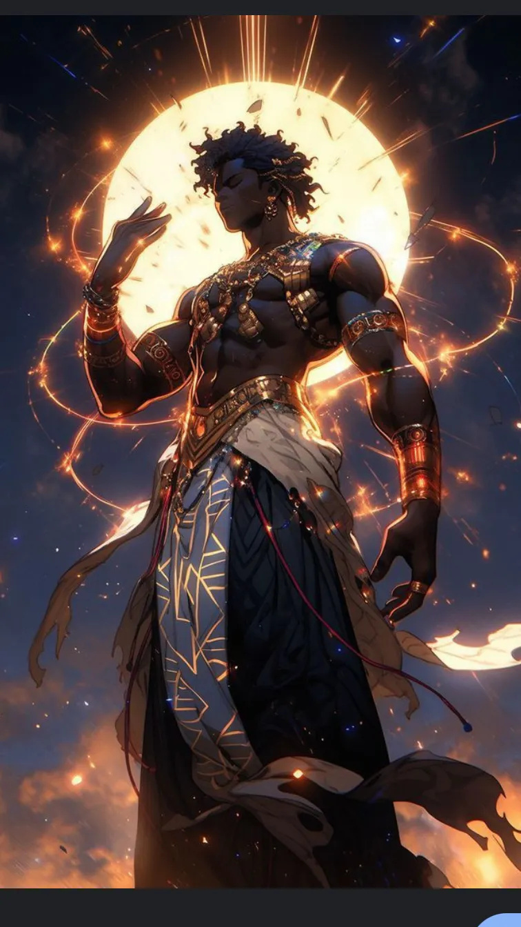 ai character:  Cosmic  background