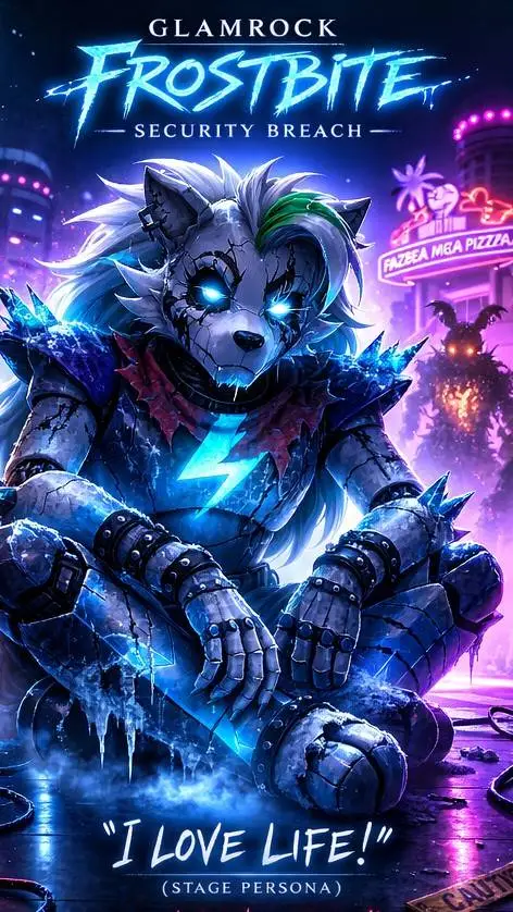 ai character: glamrock frostbite background