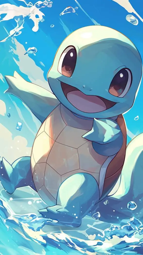 ai character: Squirtle background