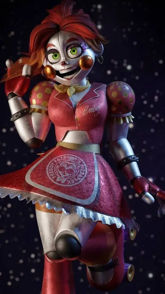 ai character: Glamrock Baby v2 background