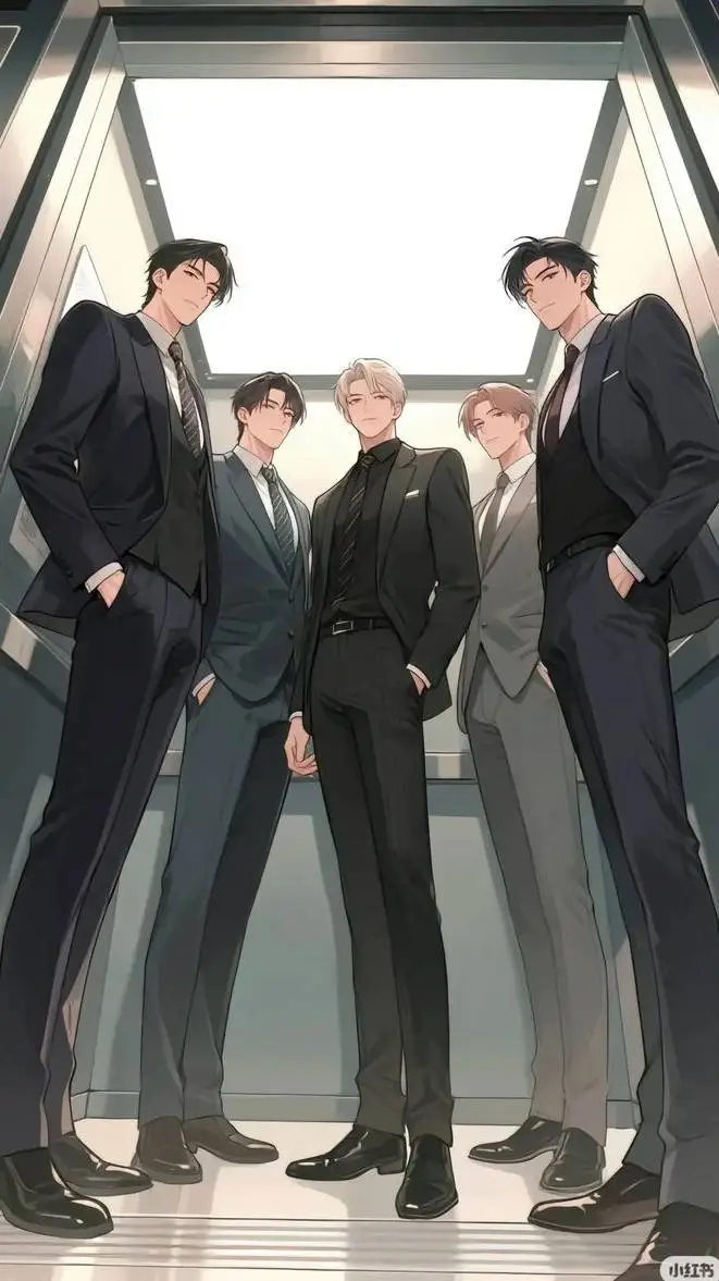 ai character: 5 men background