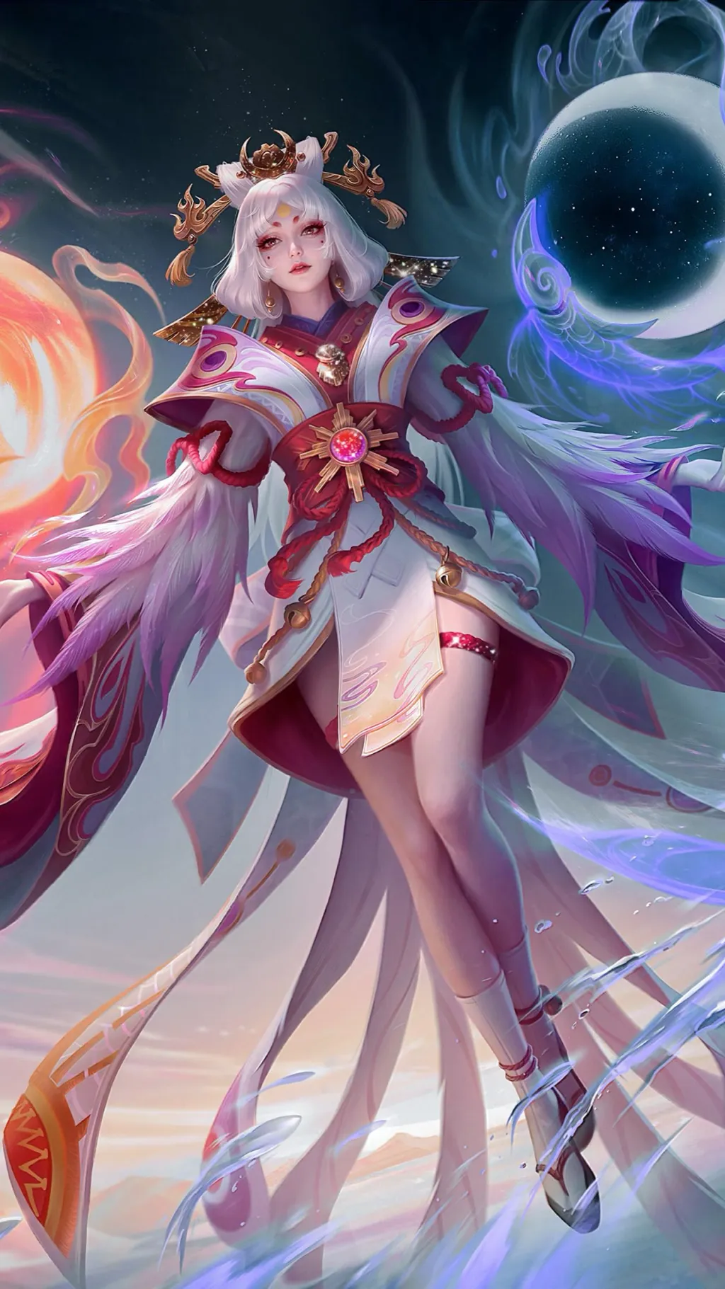 ai character: Lunox  background