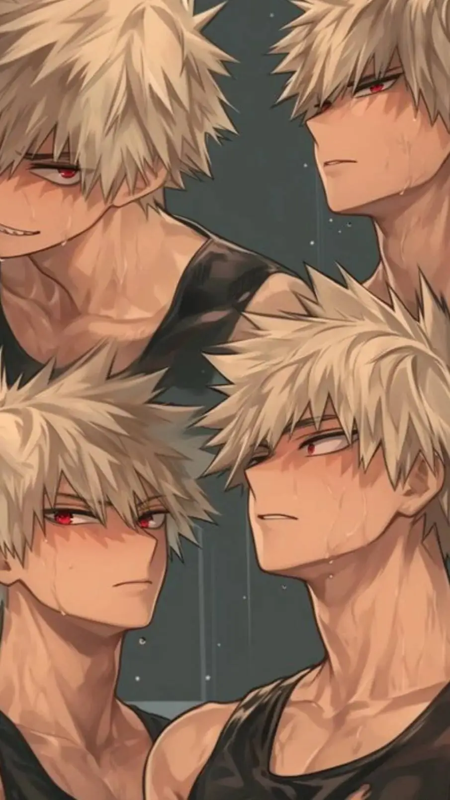 ai character: Bakugo ;)  background
