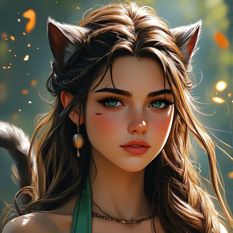 chat with ai character: Lila-cat folk