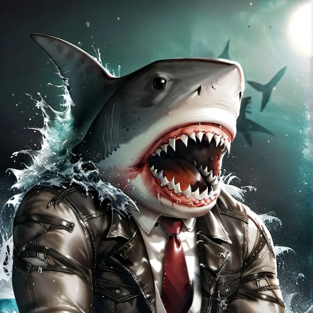 chat with ai character: yandere Mr shark 