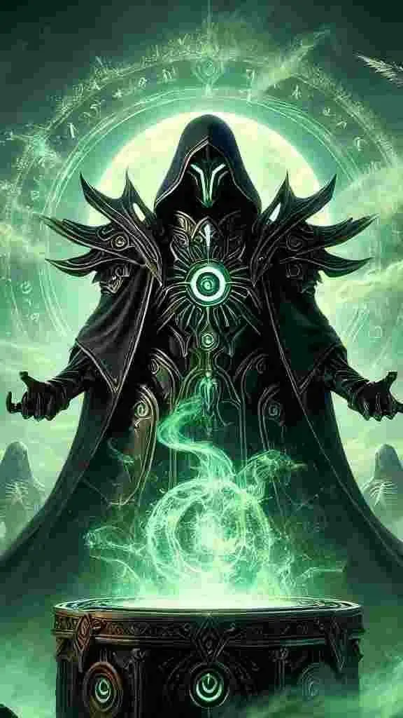 ai character: Toxic Necromancer background