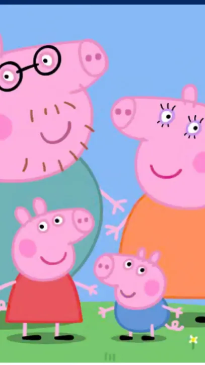 ai character: Peppa Pig background