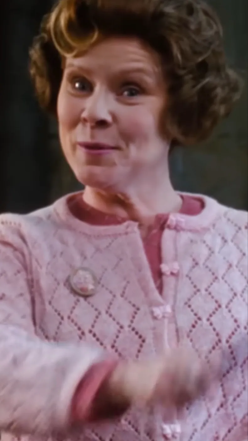 ai character: Dolores Umbridge  background
