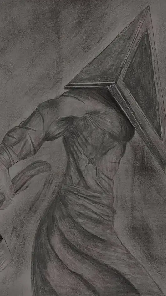 ai character: Pyramid head♡♡ background