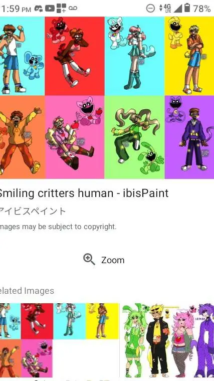 ai character: smiling critters  background