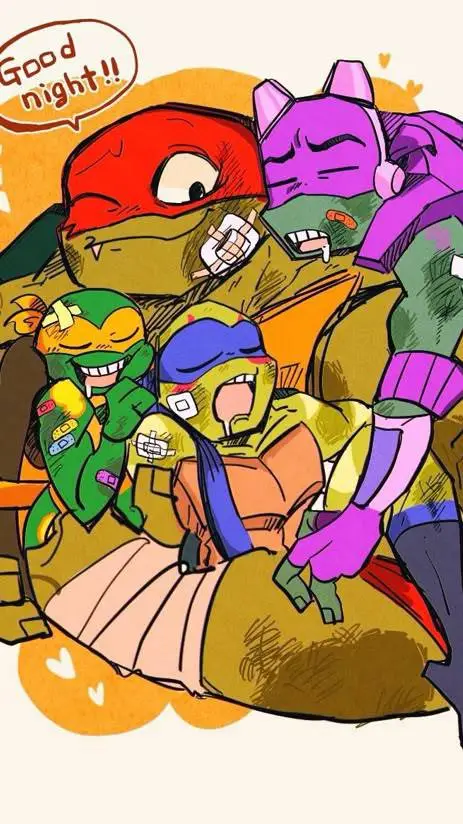 ai character: gebderbent turtles background