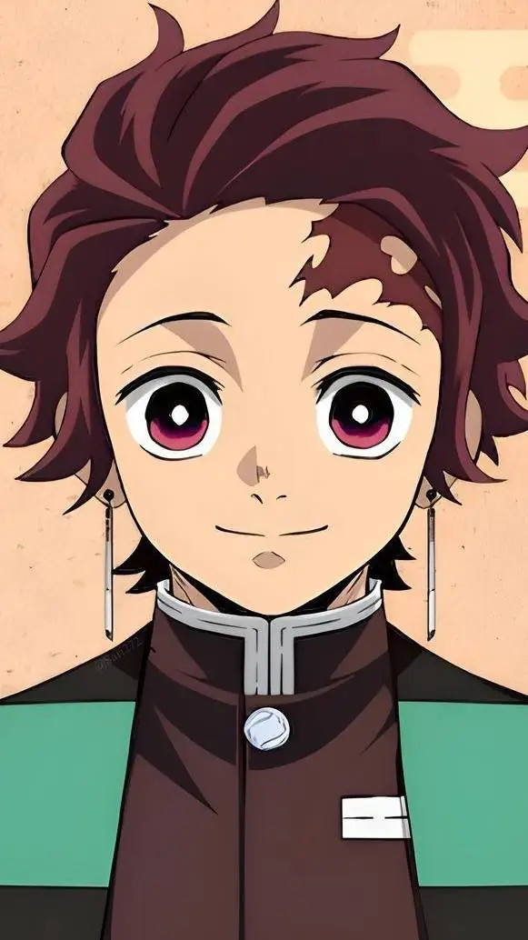 ai character: Tanjiro kamado background